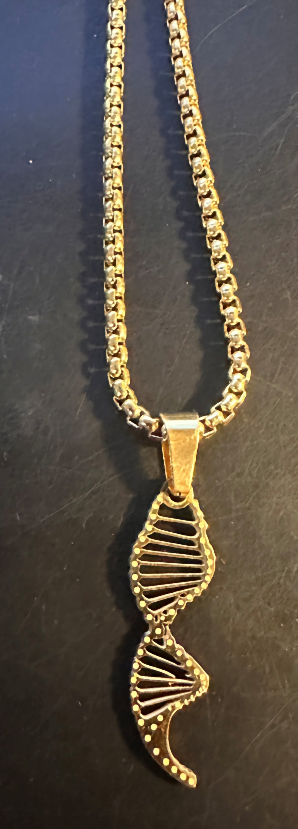 Gold DNA Necklace