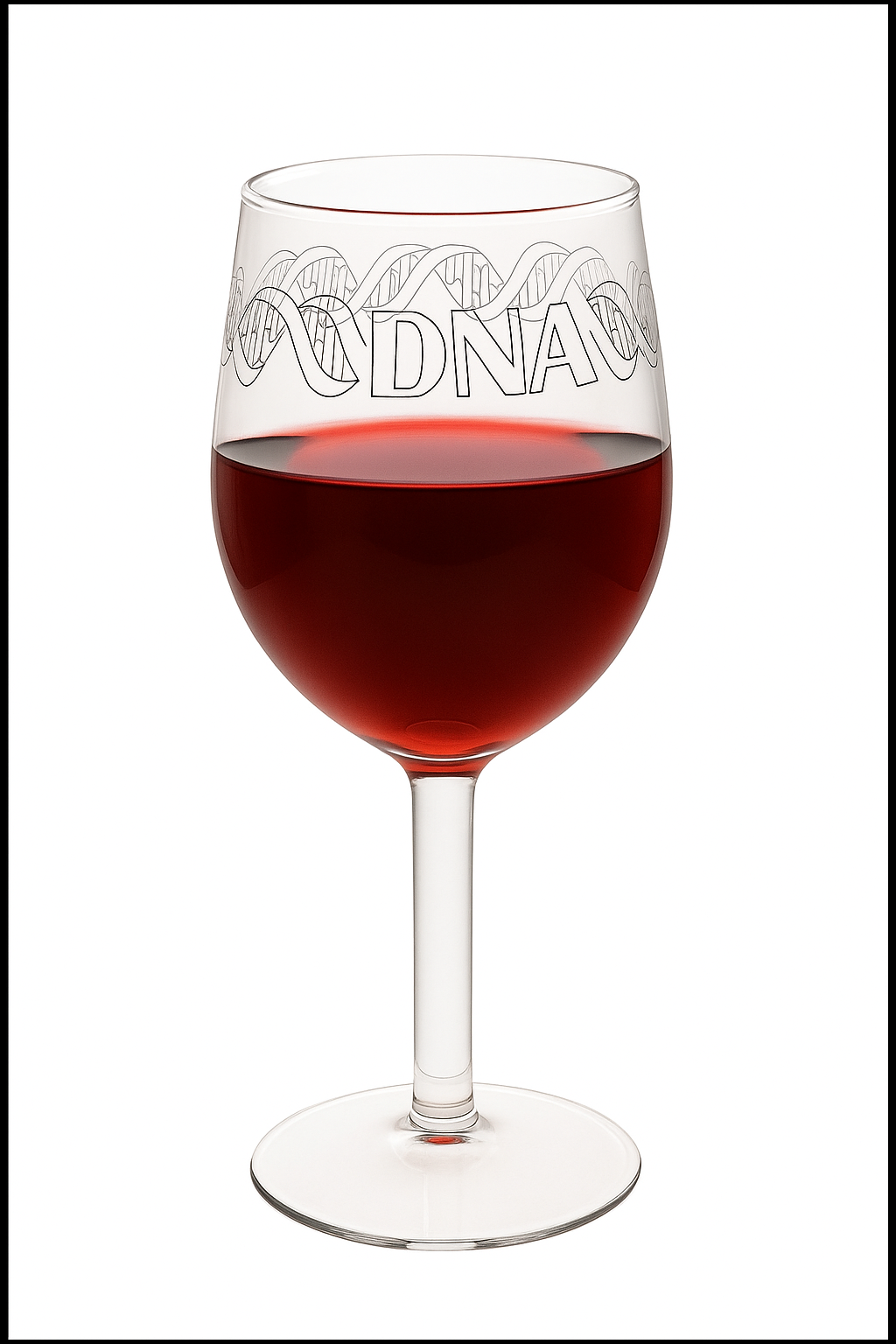 DNA Wine Glass