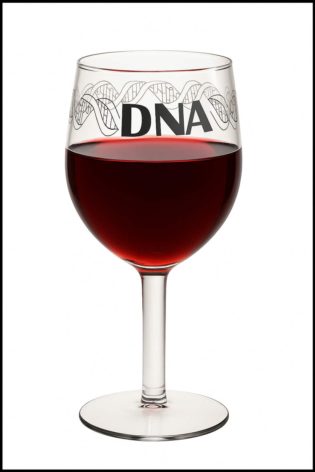 DNA Wine Glass