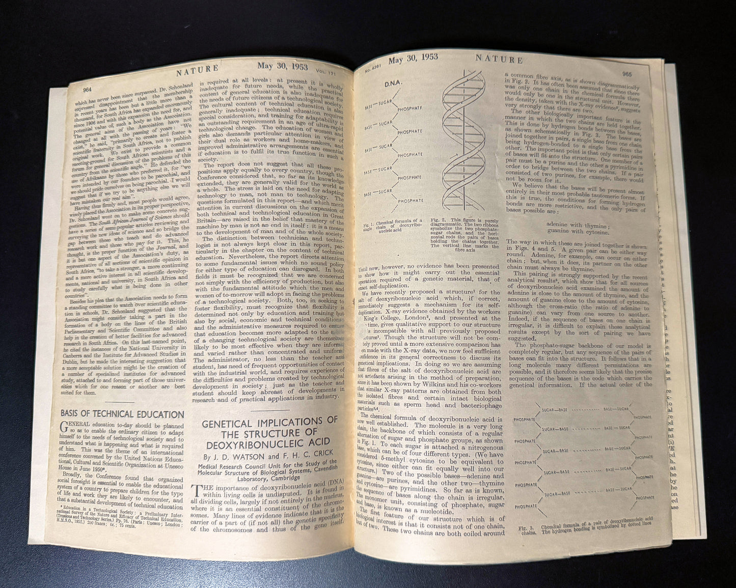 Original DNA Articles in Nature Magazine