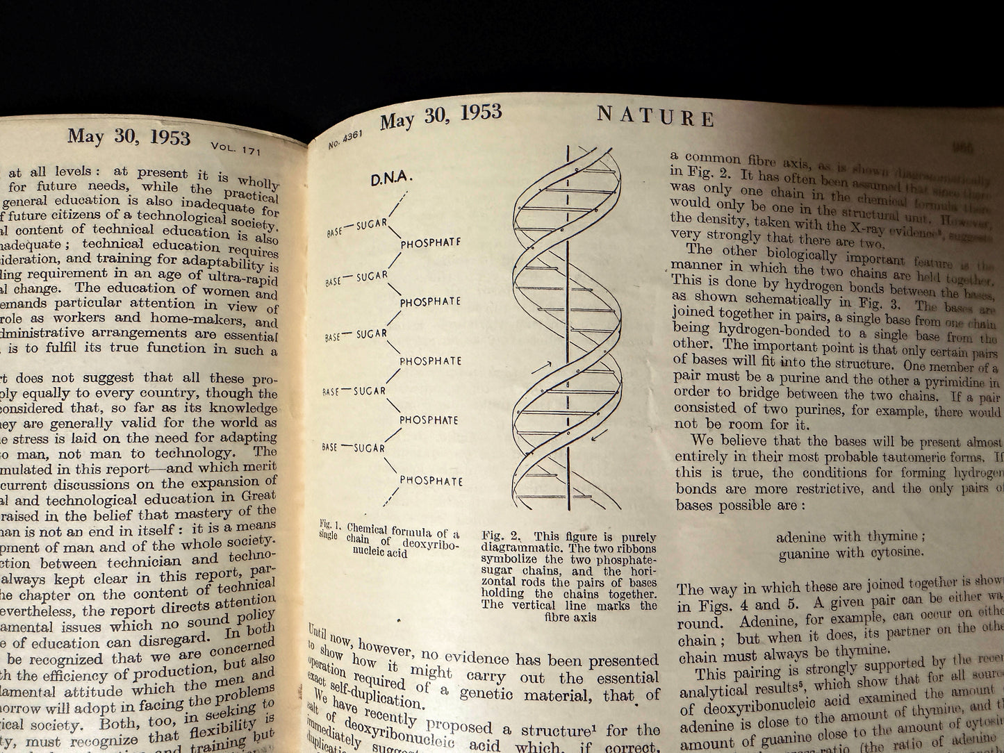 Original DNA Articles in Nature Magazine