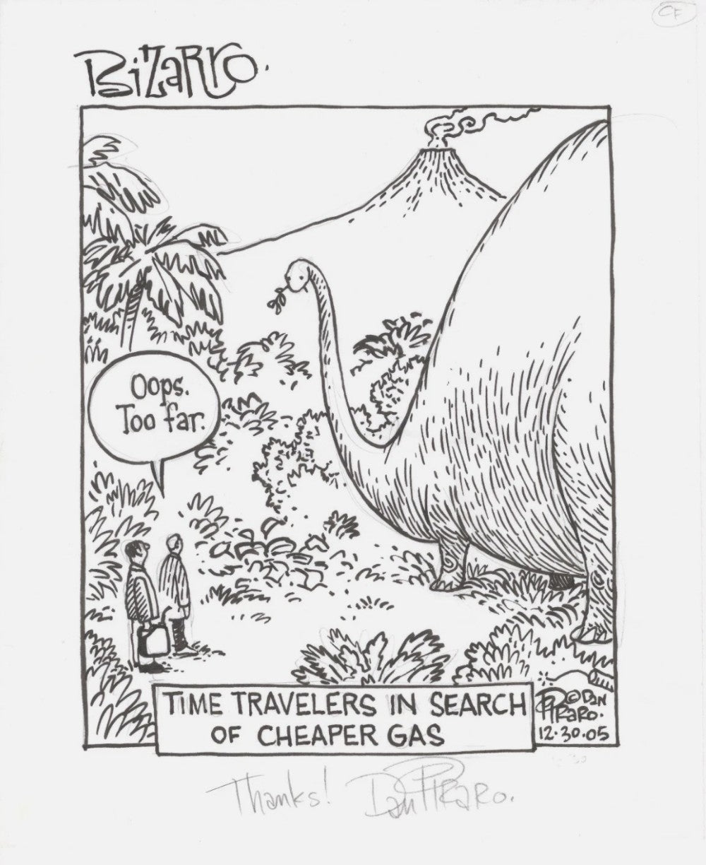 Original Dan Piraro Pen, Ink and Pencil drawing