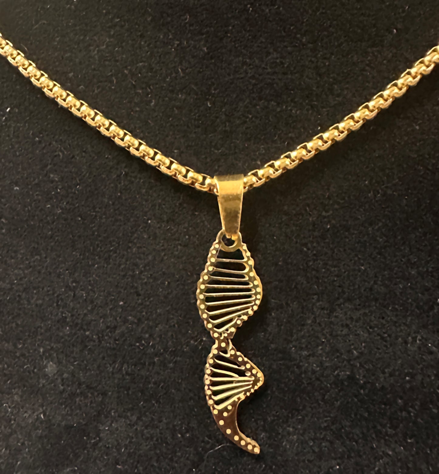 Gold DNA Necklace