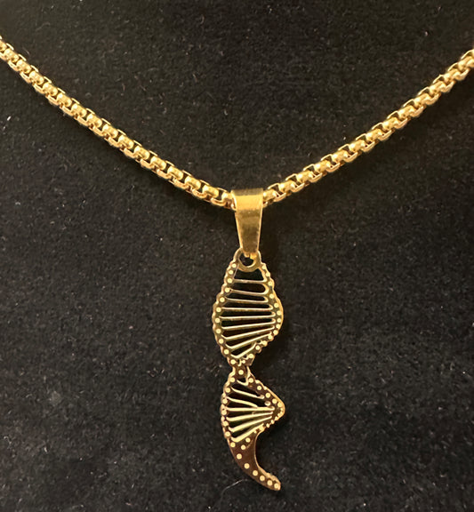 Gold DNA Necklace