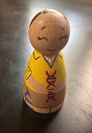 Rosalind Franklin Wooden Dolls