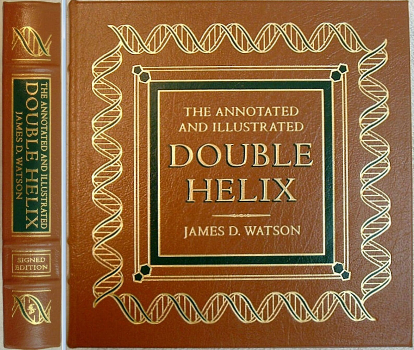 The Annotated and Illustrated Double Helix - Personally Signed by Dr. Watson