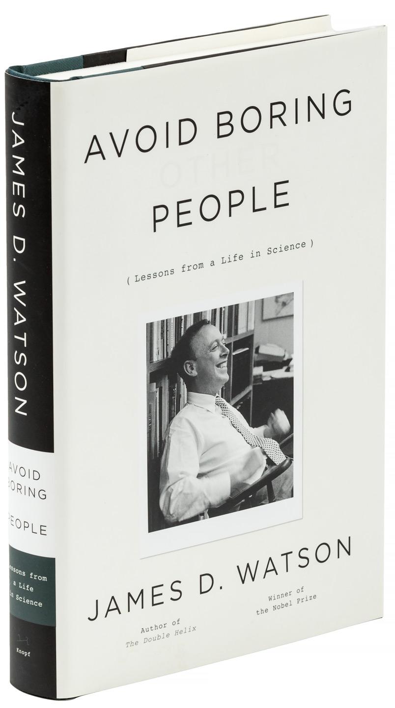 Avoid Boring People - Signed by James Watson Himself!