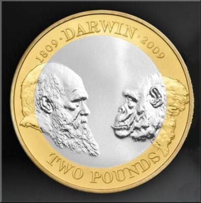 2009 Charles Darwin £2 coin Uncirculated