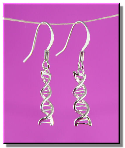 DNA Earrings - 925 Pure Silver