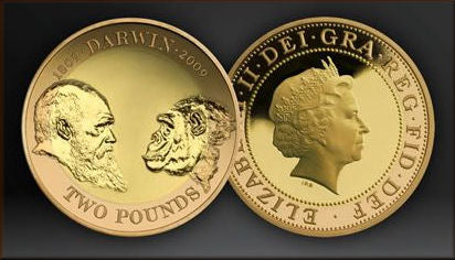 2009 Royal Mint £2 Coin Cover PNC "Charles Darwin"