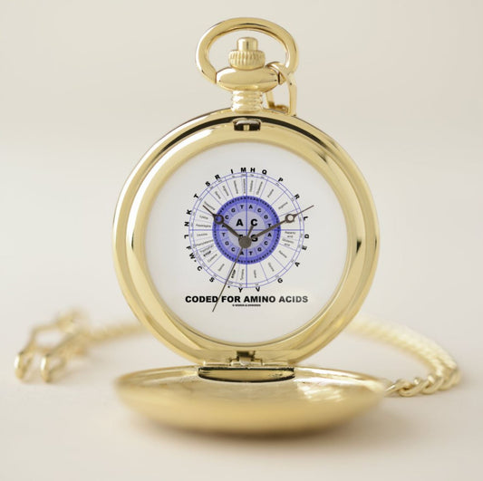 Codes For Amino Acid Pocket Watch