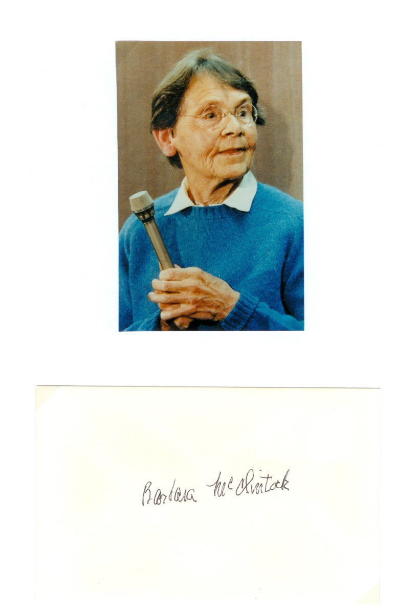 Barbara McClintock Signature & Photos