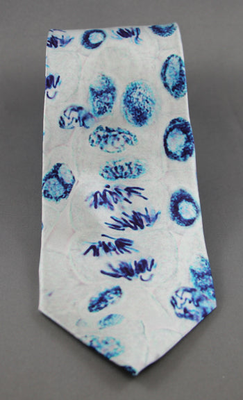 White Mitosis Tie